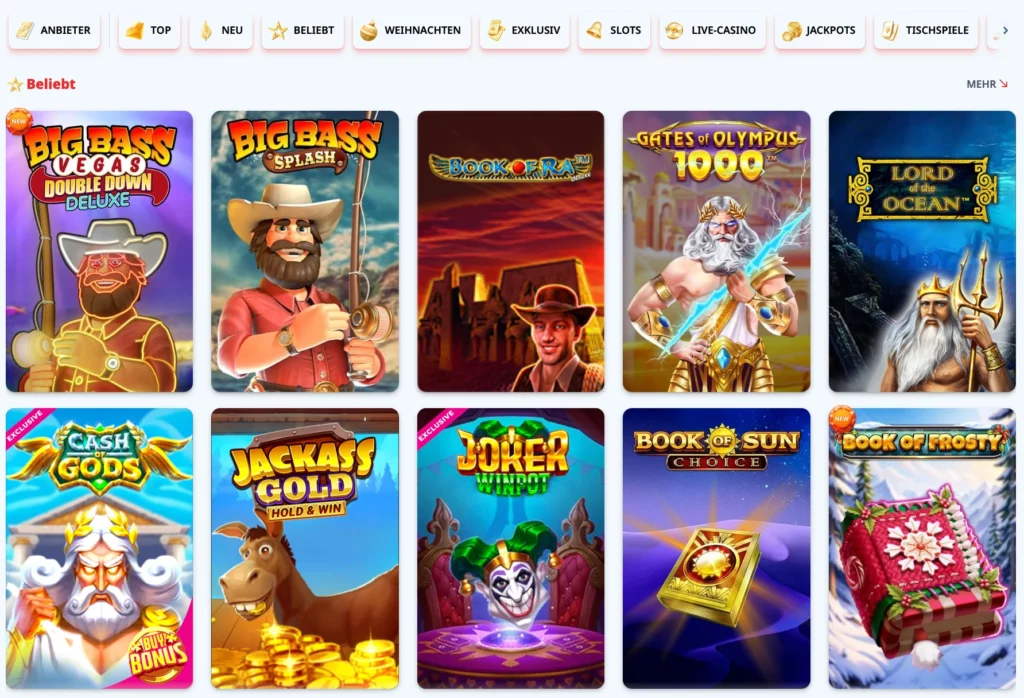 Neue und beliebte Slots